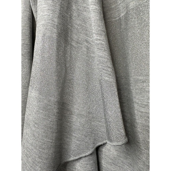 Chico’s Lightweight Silver 3 US XL Open Cardigan Sweater Duster - Picture 5 of 16
